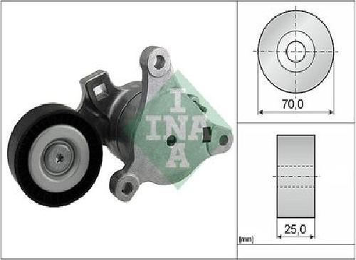 Original INA Riemenspanner Keilrippenriemen 534 0362 10 für Citroën Peugeot