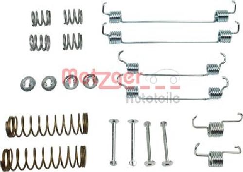 Original METZGER Zubehörsatz Bremsbacken 105-0835 für Citroën Peugeot