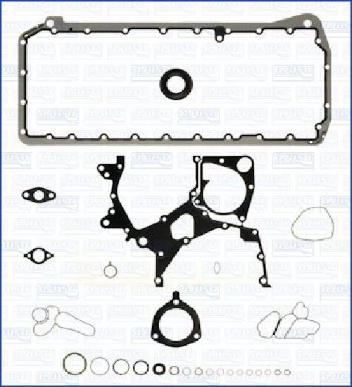 Original AJUSA Dichtungssatz Kurbelgehäuse 54127400 für BMW