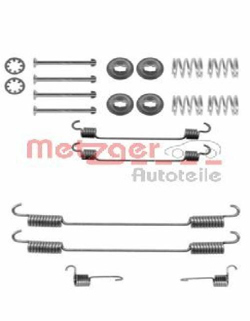 Original METZGER Zubehörsatz Bremsbacken 105-0740 für Citroën Fiat Lancia