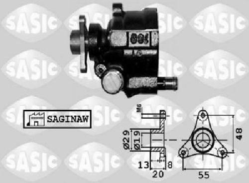 Original SASIC Hydraulikpumpe Lenkung 7074001 für Renault