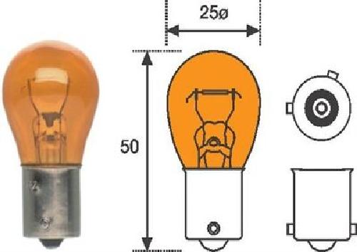 Original MAGNETI MARELLI Glühlampe Blinkleuchte Glühlampe 008507100000