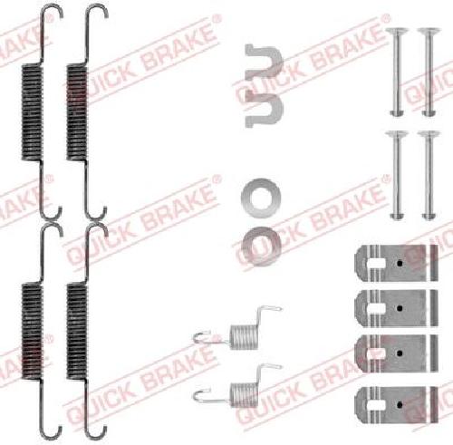 Original QUICK BRAKE Zubehörsatz Feststellbremsbacken 105-0895 für Honda