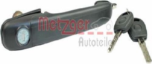 Original METZGER Türgriff 2310540 für Seat VW