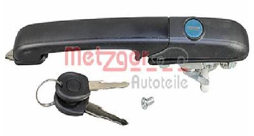 Original METZGER Türgriff 2310595 für VW