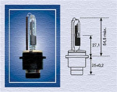 Original MAGNETI MARELLI Glühlampe Fernscheinwerfer Glühlampe Hauptscheinwerfer Glühlampe 002542100000