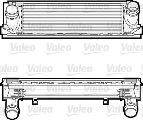 Original VALEO Ladeluftkühler 818263 für BMW