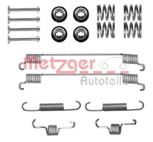 Original METZGER Zubehörsatz Bremsbacken 105-0889 für Smart