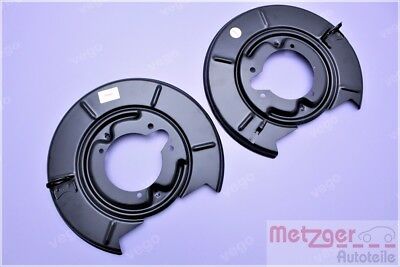 2x ORIGINAL METZGER ABDECKBLECH ANKERBLECH SPRITZBLECH HINTEN BMW 3ER E30 E36