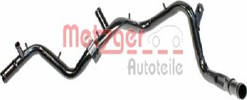 Original METZGER Kühlmittelrohrleitung 4010012 für Seat VW