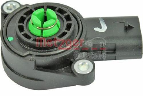 Original METZGER Sensor Saugrohrumschaltklappe 0906199 für Audi Seat Skoda VW