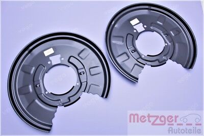 2x ORIGINAL METZGER ABDECKBLECH ANKERBLECH SPRITZBLECH HINTEN BMW 3er E46 X3 E83