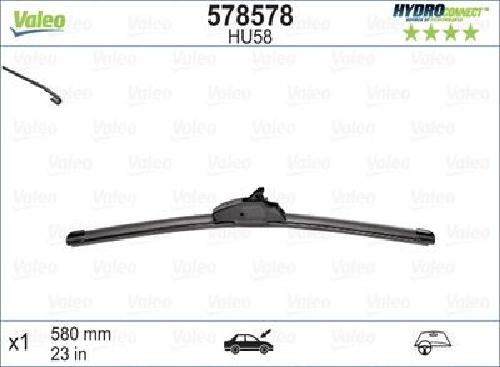 Original VALEO Wischblatt 578578 für BMW Mazda Saab